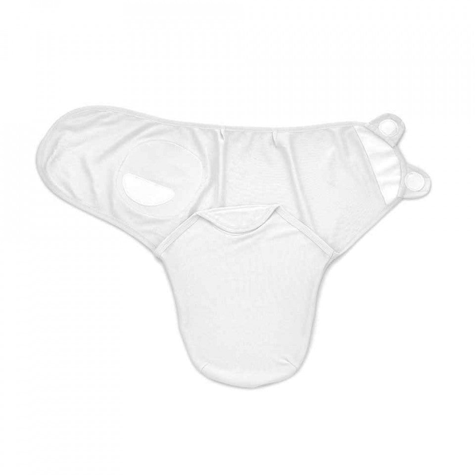 Sistem de infasare din bumbac 0-3 luni BabyJem Swaddle - Ecru