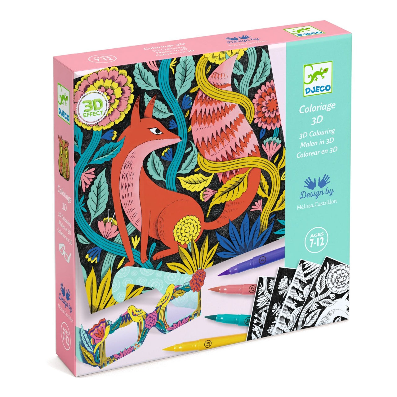 Atelier de colorat 3D Fantezie in padure, Djeco - Imagine 1 [ps:15fef428-b5ad-4658-9462-99f7b9c02b2d]