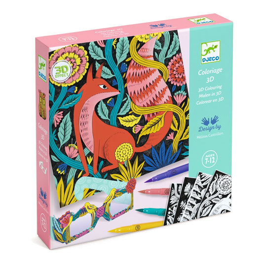 Atelier de colorat 3D Fantezie in padure, Djeco - Imagine 1 [ps:15fef428-b5ad-4658-9462-99f7b9c02b2d]