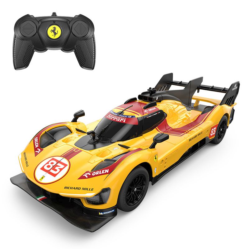 MASINA CU TELECOMANDA FERRARI 499P N83 GALBEN SCARA 1 LA - Default Title (1) [ps:19d137b6-8b1a-48f8-94be-2f700c87de8e]
