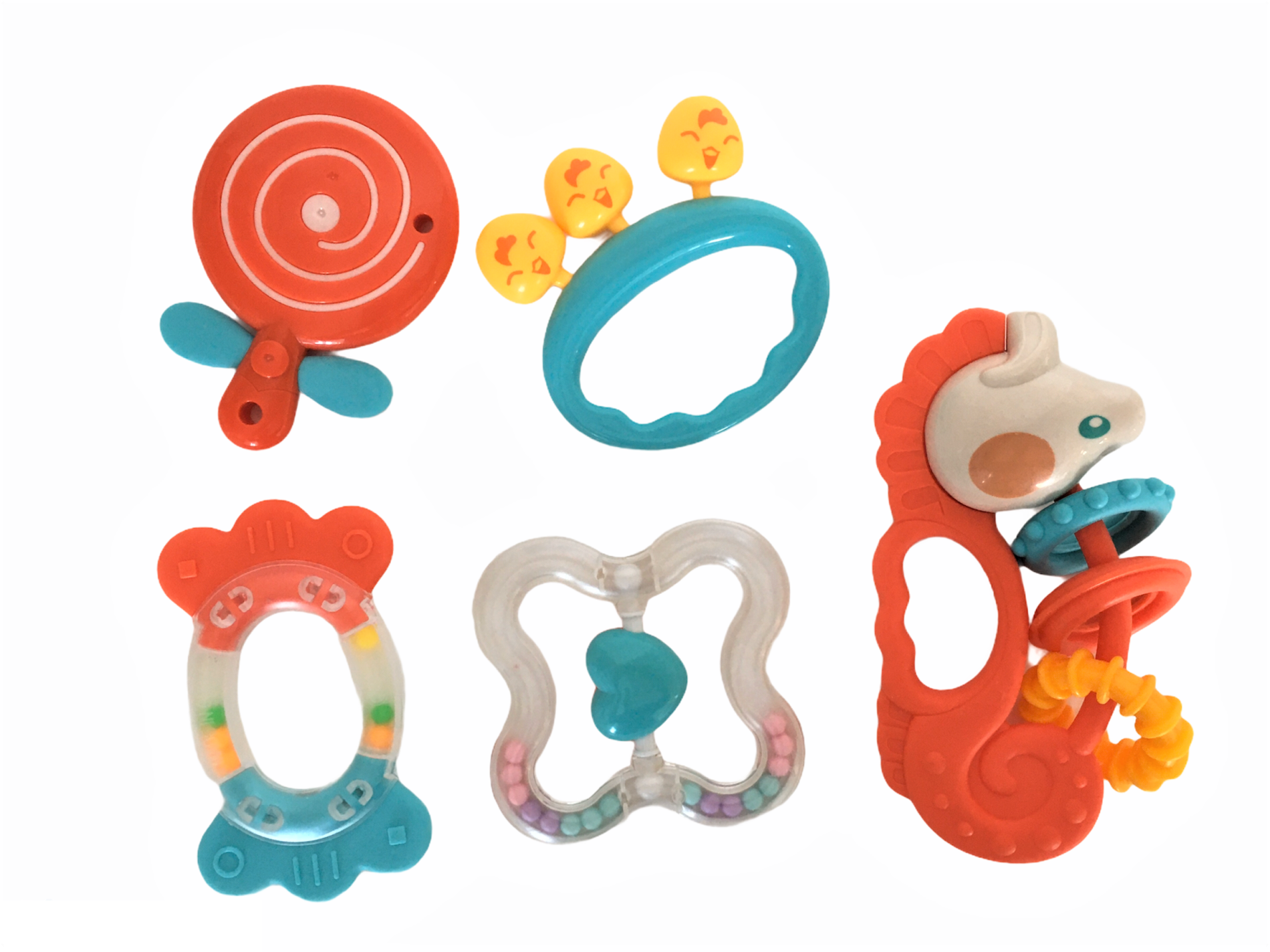 Set 5 Jucării Zornăitoare Lorelli, Diverse Forme, 0 luni+ - Default Title (1) [ps:c3fe722d-f35b-470d-8b0b-b03aa16a70f8]