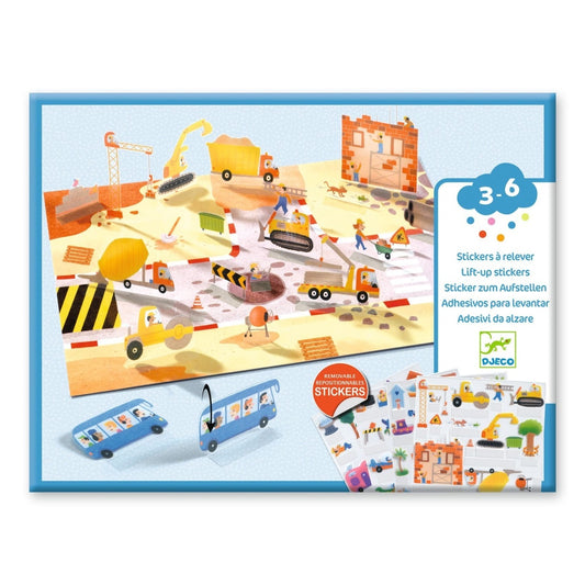 Set creativ de stickere reutilizabile Masini, Djeco - Imagine 1 [ps:87306a3b-a1a2-4a7b-bfb6-2f8d83ec914c]