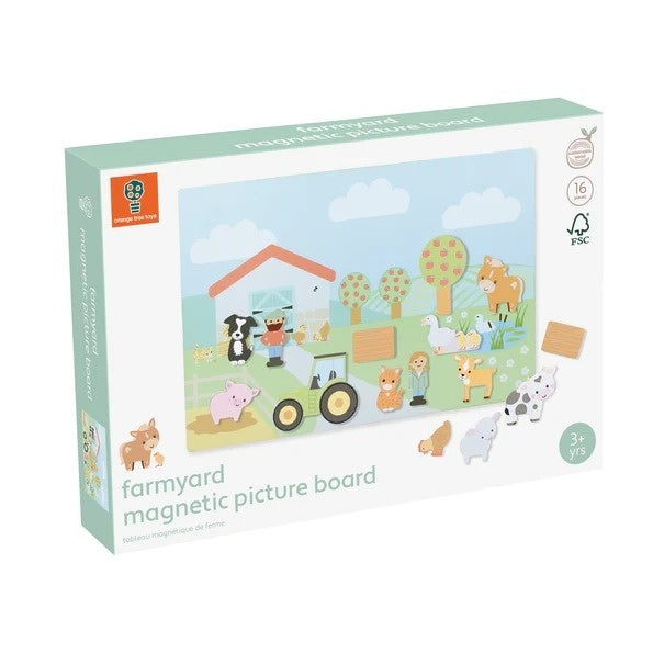 Tabla magnetica cu figurine – Ferma, Orange Tree Toys - Imagine 1 [ps:8b7a3b53-747c-4684-ba0d-64d18913ee71]