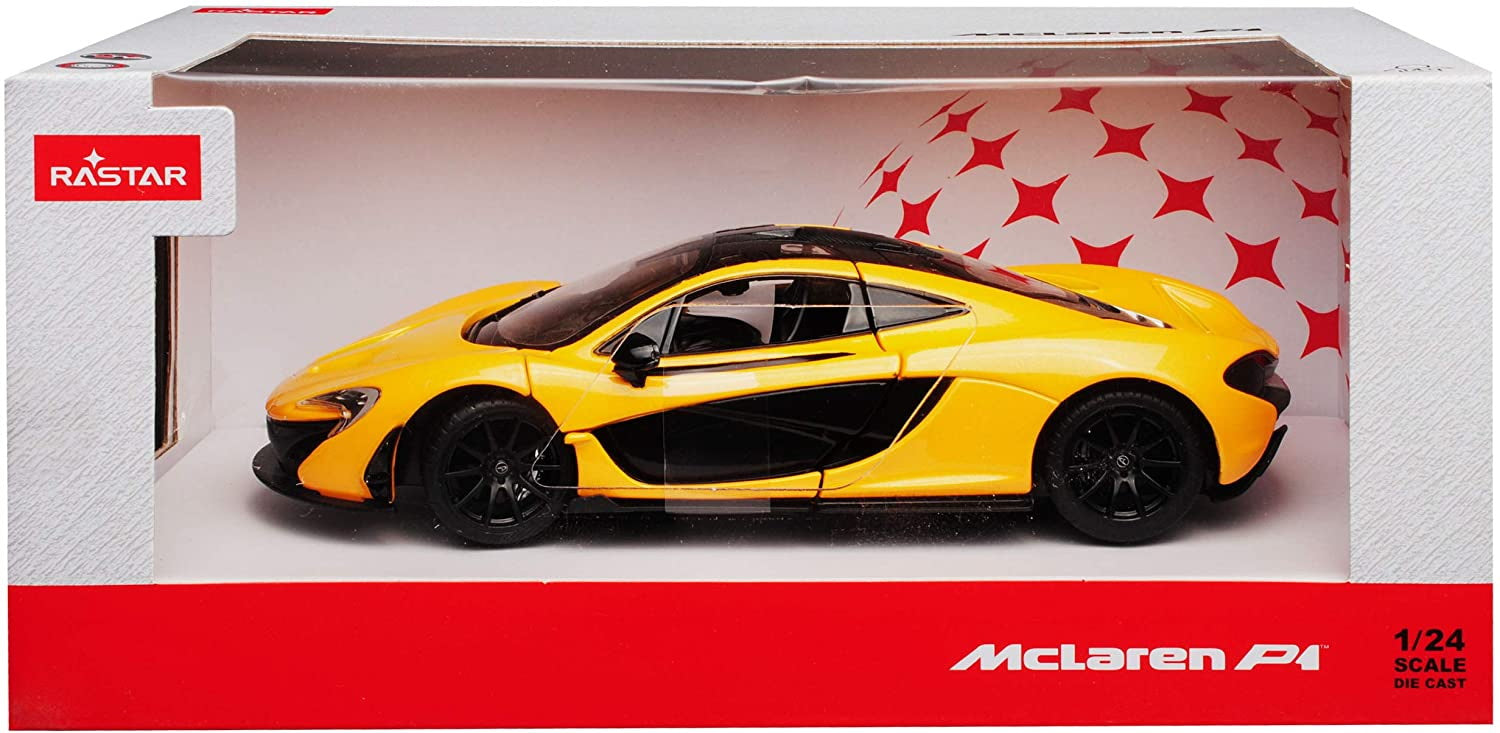 MASINUTA METALICA McLAREN P1 GALBEN SCARA 1 LA 24 Rastar - Imagine 1 [ps:56b422dd-69cc-4adf-aa13-c6bfdeb310b1]