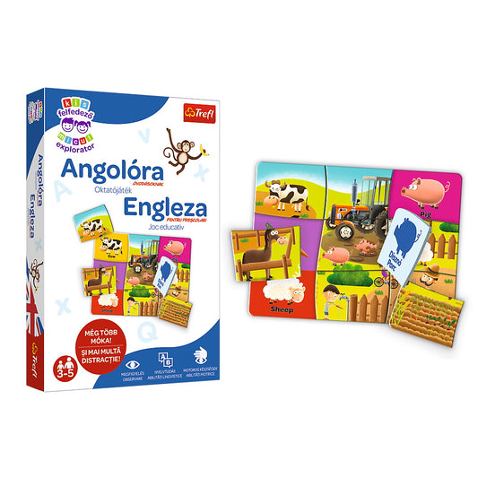 JOC EDUCATIV EDUPUZZLE ENGLEZA PENTRU PRESCOLARI Trefl - Imagine 1 [ps:acf00cbf-42f5-4465-9caa-3a64380c4ae1]