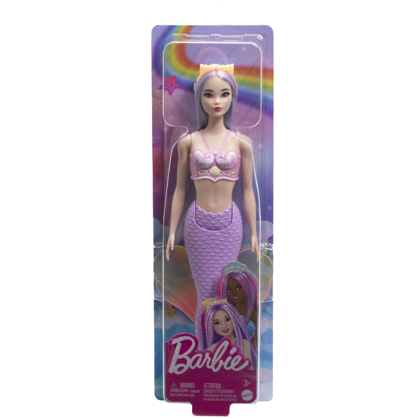 BARBIE DREAMTOPIA PAPUSA SIRENA CU PAR MOV SI COADA MOV - Imagine 1 [ps:62c79224-0a53-4cbb-b257-8eb6c69227ef]