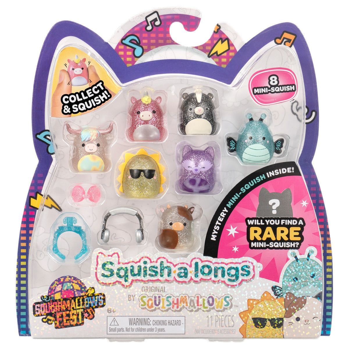 Set 8 Figurine Squish A Longs Glitter - SQUISH A LONGS - Default Title (1) [ps:c8ccc3d2-69ec-4ece-9cb2-4aa7763ba186]