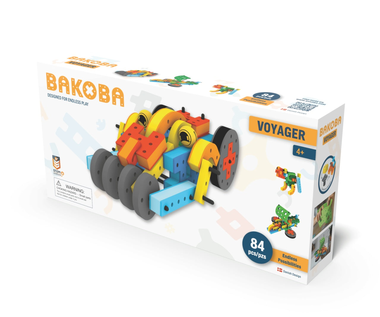Joc de construit cu blocuri de spuma Voyager, Bakoba - Imagine 1 [ps:c29f5a12-e30e-41a6-b84b-6dd2c08dd732]