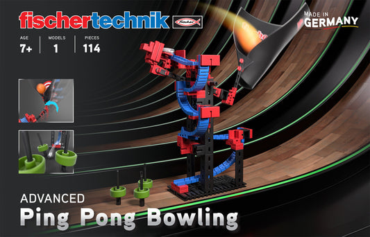 Kit STEM Construieste si joaca Ping pong bowling, Fischertechnik [ps:8328430e-965e-4a29-968f-a0967b0980bf]