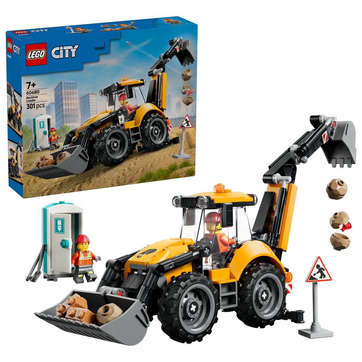LEGO City Buldoexcavator Galben 60480 - Set de Construcție - Default Title (1) [ps:1c3bb60f-ff82-475f-a095-64c40d3c3b2a]