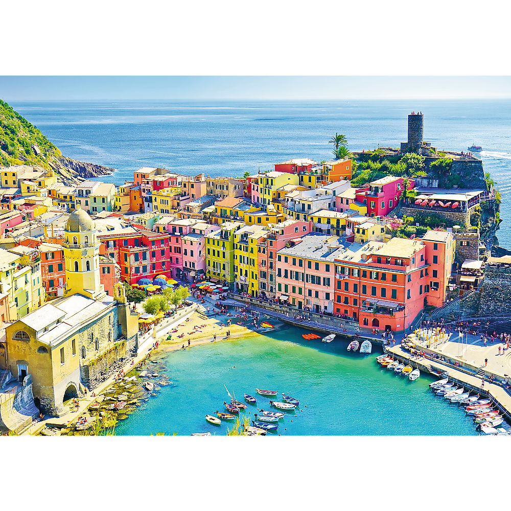 Puzzle Trefl 1000 piese - Orașul Vernazza, Italia - Default Title (1) [ps:b33f3be2-bc69-442d-8592-fae6a1221e03]