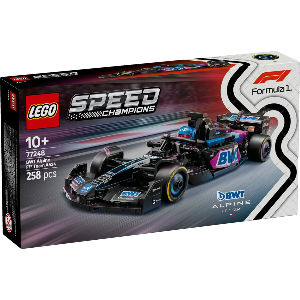 LEGO SPEED CHAMPIONS MASINA DE CURSE F1 BWT ALPINE 77248 - Imagine 1