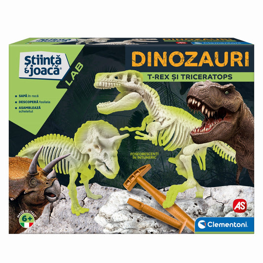 DESCOPERA DINOZAURUL T-REX & TRICERAPTOR FLUO STIINTA SI - Imagine 1 [ps:2f5178c9-0fa2-405e-8249-3822772aeada]