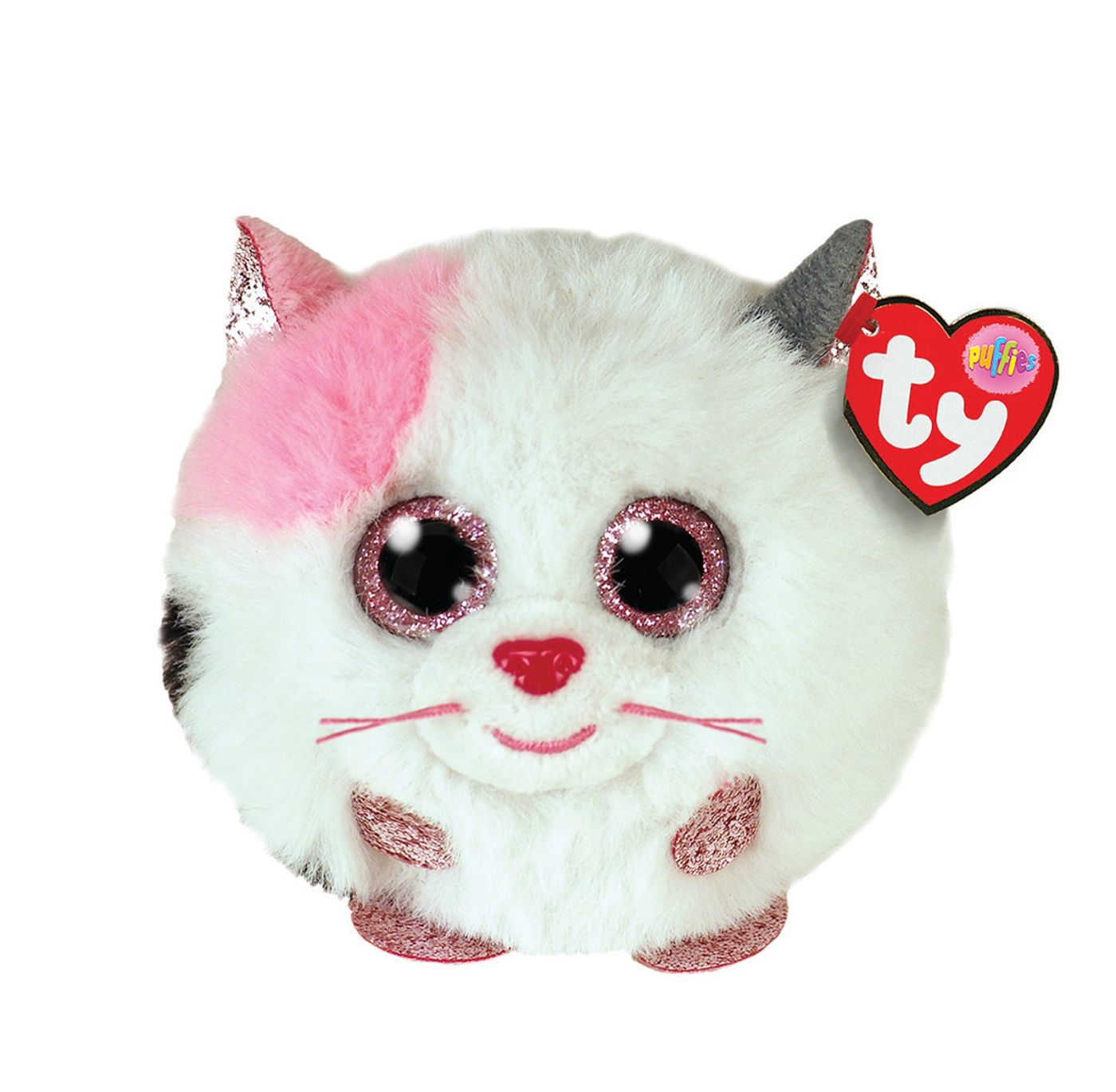 PLUS TY 8CM BEANIE BALLS MUFFIN PISICA ALBA - Imagine 1 [ps:93b20eba-6de8-4544-9738-b9052e3f462b]