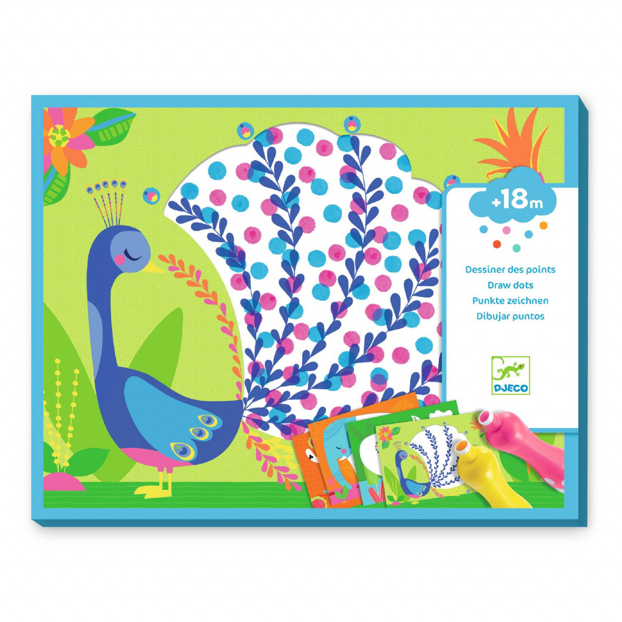 Joc creativ de pictat pentru cei mici Doar puncte, Djeco - Imagine 1 [ps:841150e7-868b-4fc0-bbb5-e303e9398ea8]