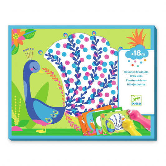 Joc creativ de pictat pentru cei mici Doar puncte, Djeco - Imagine 1 [ps:841150e7-868b-4fc0-bbb5-e303e9398ea8]