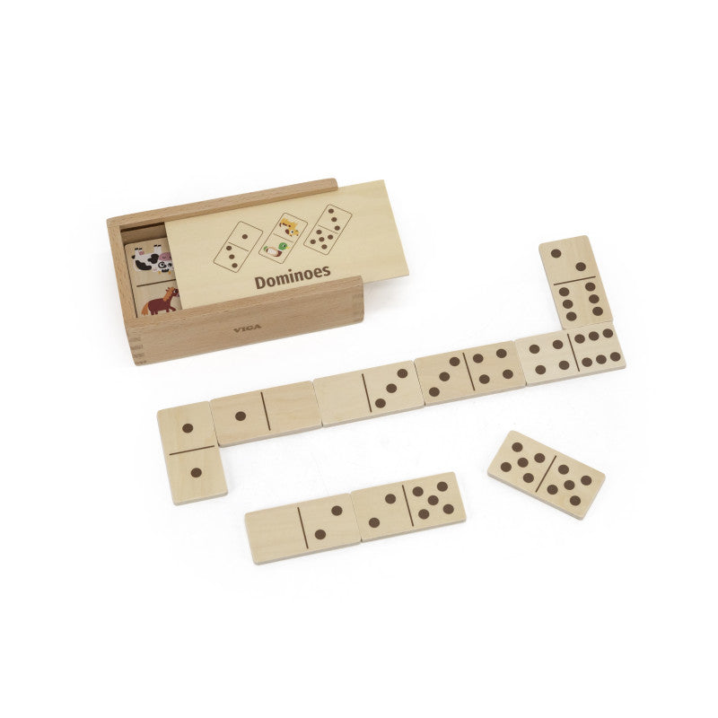 Joc Domino din Lemn Animale si Numere, Viga - Imagine 1 [ps:6ffb0367-725d-48ed-a51d-bd429265e3c2]