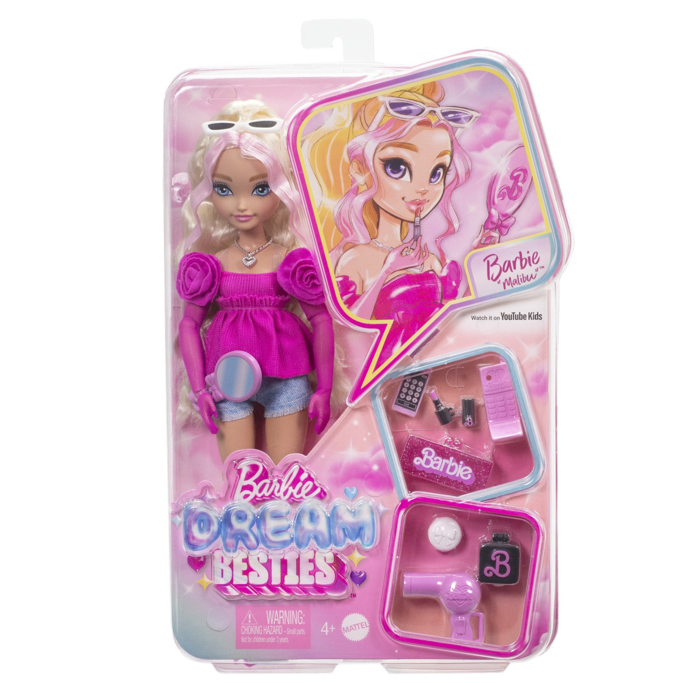 BARBIE DREAM BESTIES PAPUSA BARBIE MALIBU Mattel - Imagine 1 [ps:d48c0949-05bf-4990-b905-997f58f92f7a]