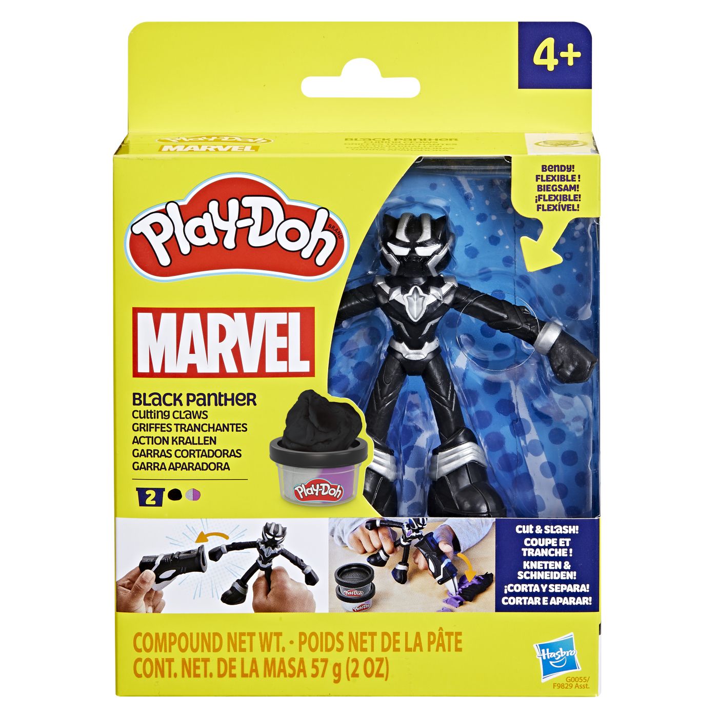 PLAY-DOH MARVEL FIGURINA FLEXIBILA CU ACCESORII BLACK - Imagine 1 [ps:097e1fee-890e-4918-b1c8-7ec7cb8fe14d]