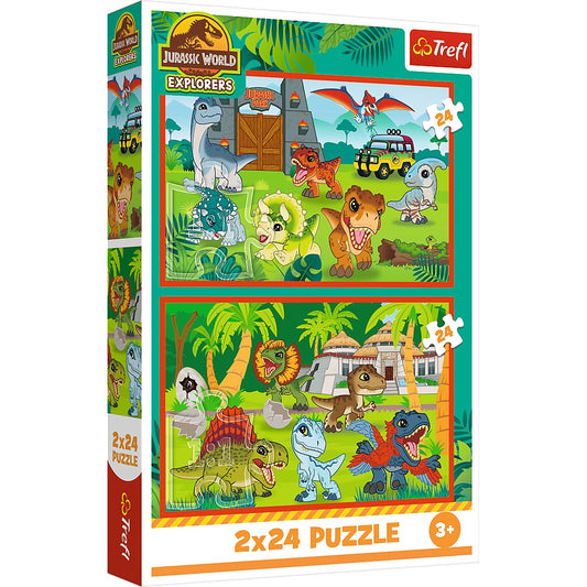 PUZZLE TREFL 2X70 JURASSIC WORLD UNIVERSUL JURASSIC PARK - Imagine 1 [ps:4d97794d-0c89-4341-a13a-6ae31c47fcc1]