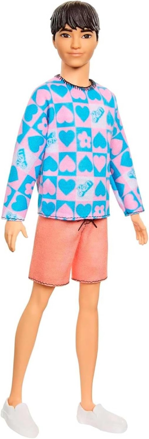 BARBIE PAPUSA BAIAT FASHIONISTAS BLOND CU BLUZA CU - Inimioare (1) [ps:1f7c7eb3-b01c-4216-86e7-edce26218766]
