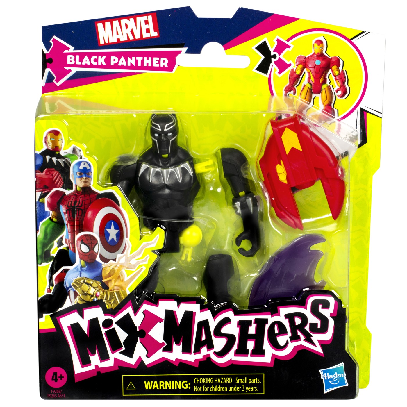 MARVEL AVENGERS MIX MASHERS FIGURINA BLACK PANTHER 12CM - Imagine 1 [ps:16bff82f-f48d-4a13-a6c9-5b45f84041ff]