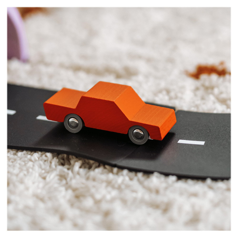 Mașinuță Lemn Waytoplay, Natur - Design Handmade - multicolor - Portocaliu (1) [ps:15de7004-5ded-46dc-a6d6-e1911b5770d3]