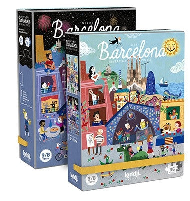 Puzzle reversibil Zi si noapte in Barcelona, Londji - Imagine 1 [ps:ac5f6908-0f7a-4882-8cf0-02fad818e516]