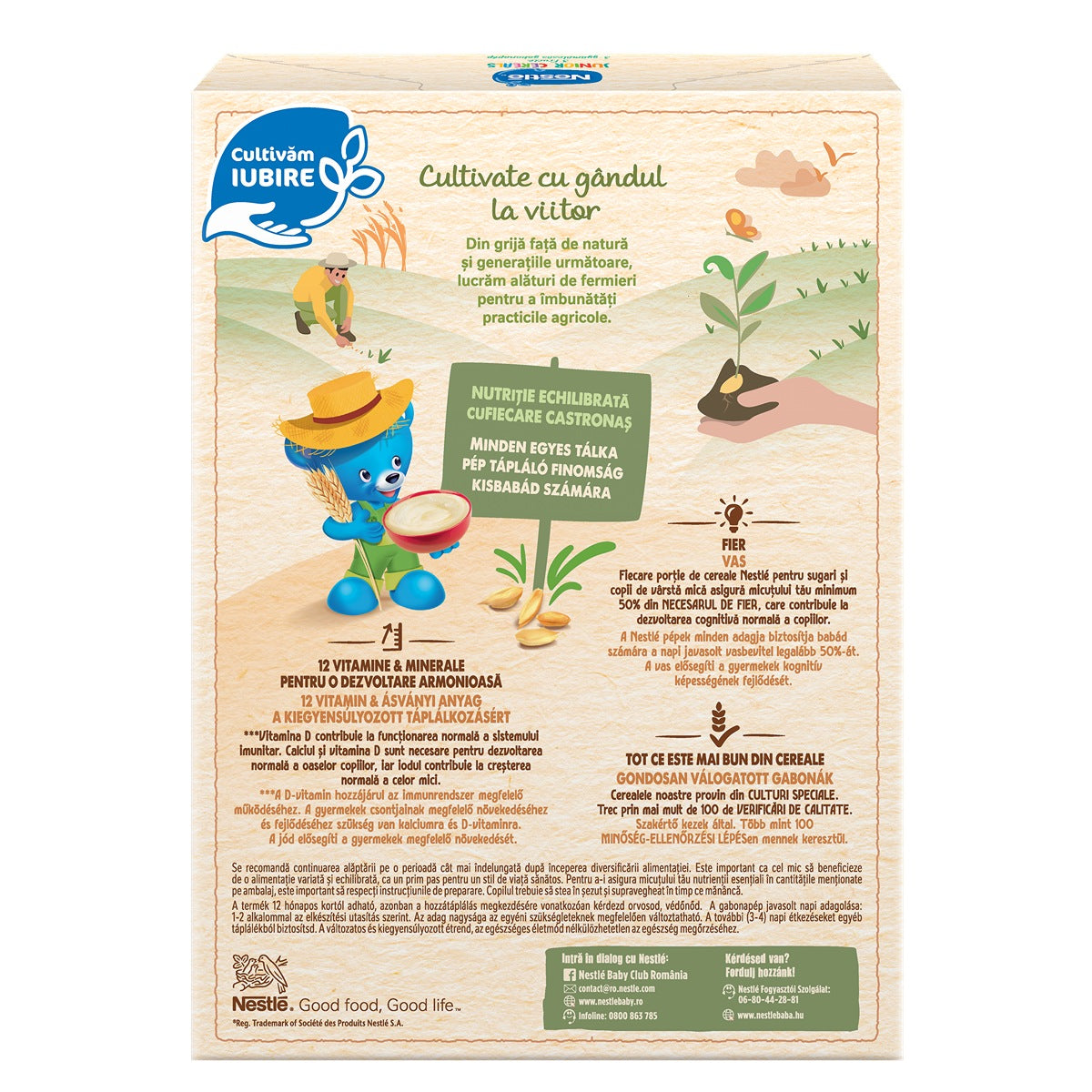 NESTLE Junior 3 Fructe, cereale, de la 12 luni, 200 g - Default Title (1) [ps:eb1ac833-25f6-4392-a484-fc9d2d73d1ef]