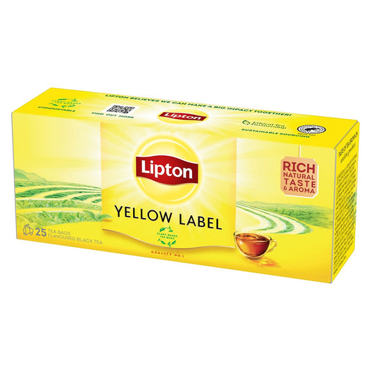 LIPTON Yellow Label, ceai, negru, 25 pliculete - Imagine 1 [ps:f4ced4ff-abb1-437d-9612-4a8ca88fbe51]