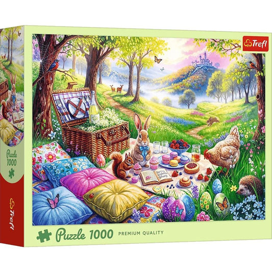 PUZZLE TREFL 1000 PICNIC IN PAJISTE - Imagine 1 [ps:04ec2822-6166-488f-97f0-a3e42348c9bf]
