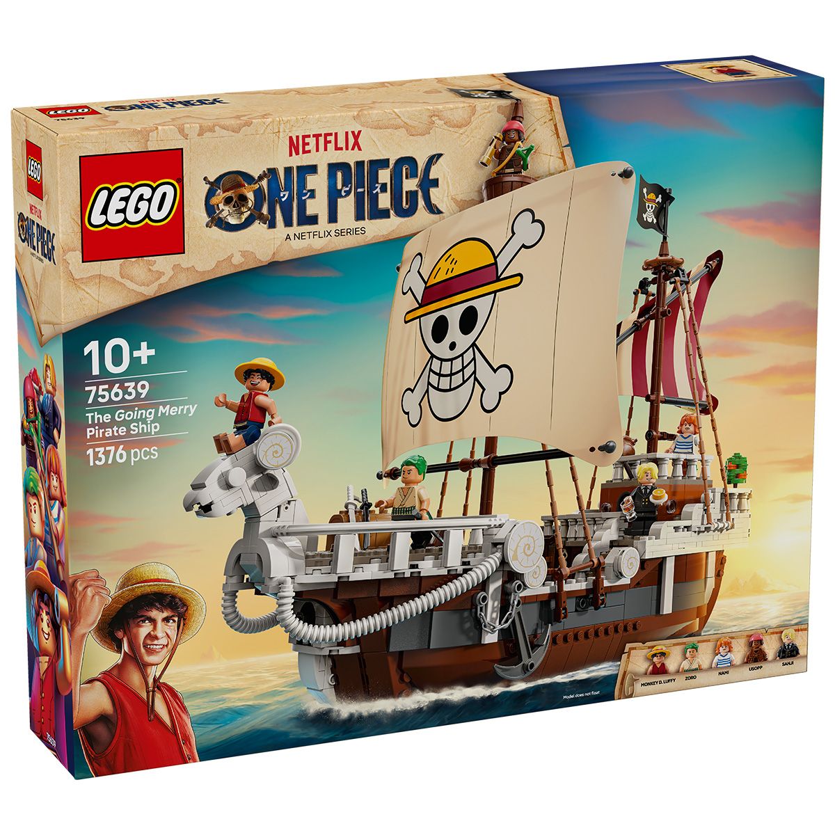 LEGO ONE PIECE CORABIA DE PIRATI FASNEATA MERRY 75639 - Imagine 1 [ps:62d92d6f-941b-48dd-ae6d-6ce31ffa178a]