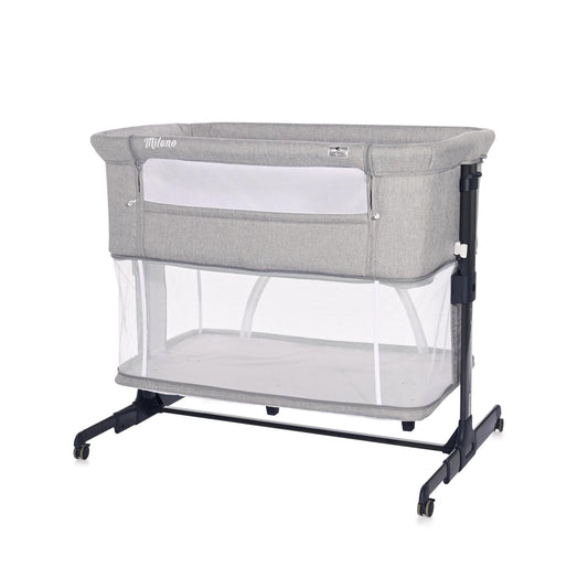 Pătuț 2 în 1 Co Sleeper Milano Pink, Lorelli - Gri (1) [ps:be0343a2-2c36-48a3-9066-86eb5196e36d]