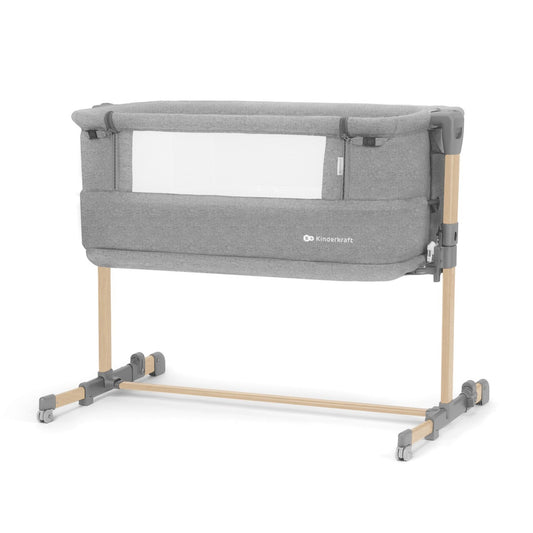 PATUT BEBE, KINDERKRAFT NESTE GROW, GRI DESCHIS LEMN - Imagine 1 [ps:27dfccd1-42bc-4bf0-ac2e-d4d67fe7553f]