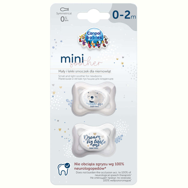 Canpol Babies Suzeta Simetrica Din Silicon 0-2M Mini -2 - Imagine 1 [ps:3c3d8468-b983-45df-a1e1-9c0c7e0af826]