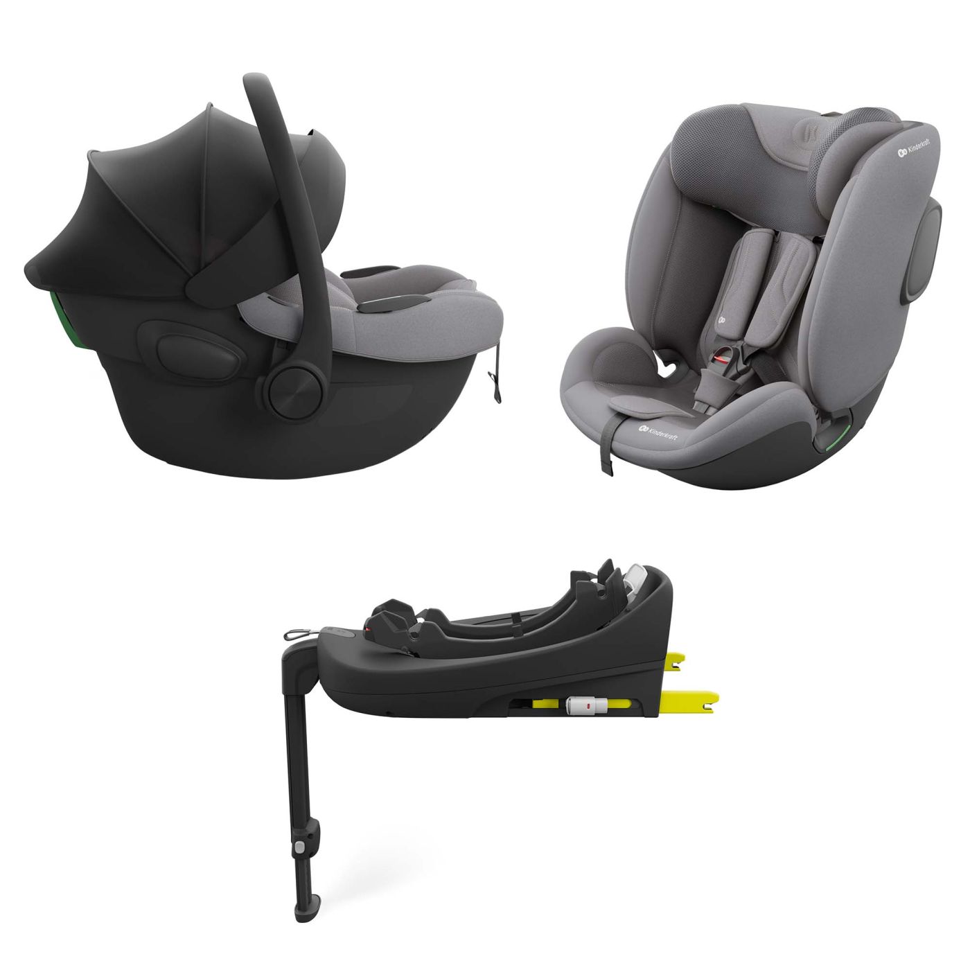 SISTEM MODULAR AUTO KINDERKRAFT ENDURA SAFE, GREY - Imagine 1 [ps:54a22075-7270-4fea-abfc-85ce5bdd1251]