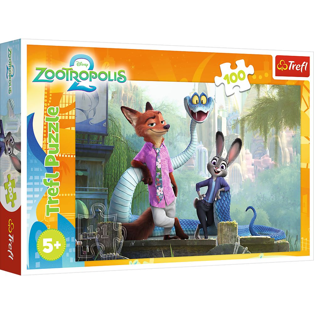 PUZZLE TREFL 100 DISNEY ZOOTROPOLIS SECRETELE ZOOTOPIA - Imagine 1 [ps:39f8150a-02bb-4121-a828-7dd3ec9fa97c]