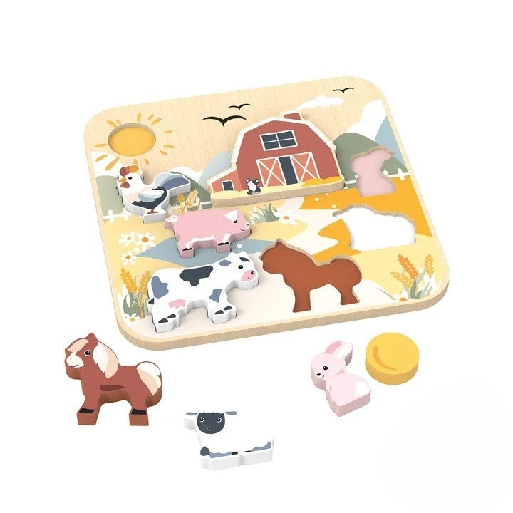 Puzzle din lemn Ferma Speedy Monkey - 8 piese - Default Title (1) [ps:0f1b6fdd-b2b3-48d5-b4ab-ffc976228a28]