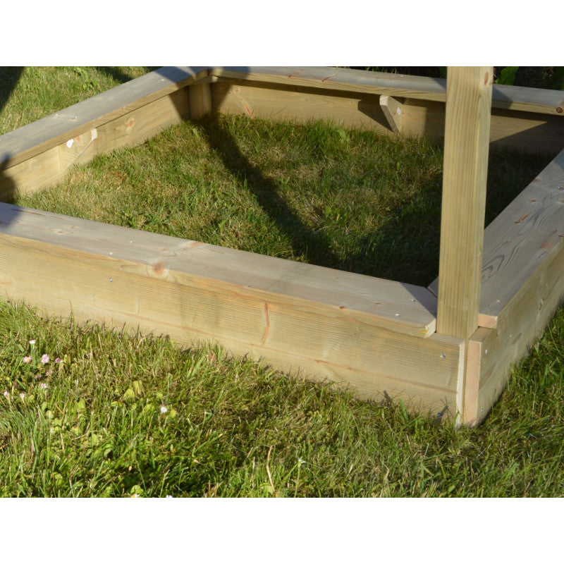 Casuta de gradina Summer Adventure House cu platforma cu loc pentru nisip, tobogan si leagan dublu (M29R), Wendi Toys [ps:5f34ddc5-c505-4e98-9eda-b2222e671e1c]