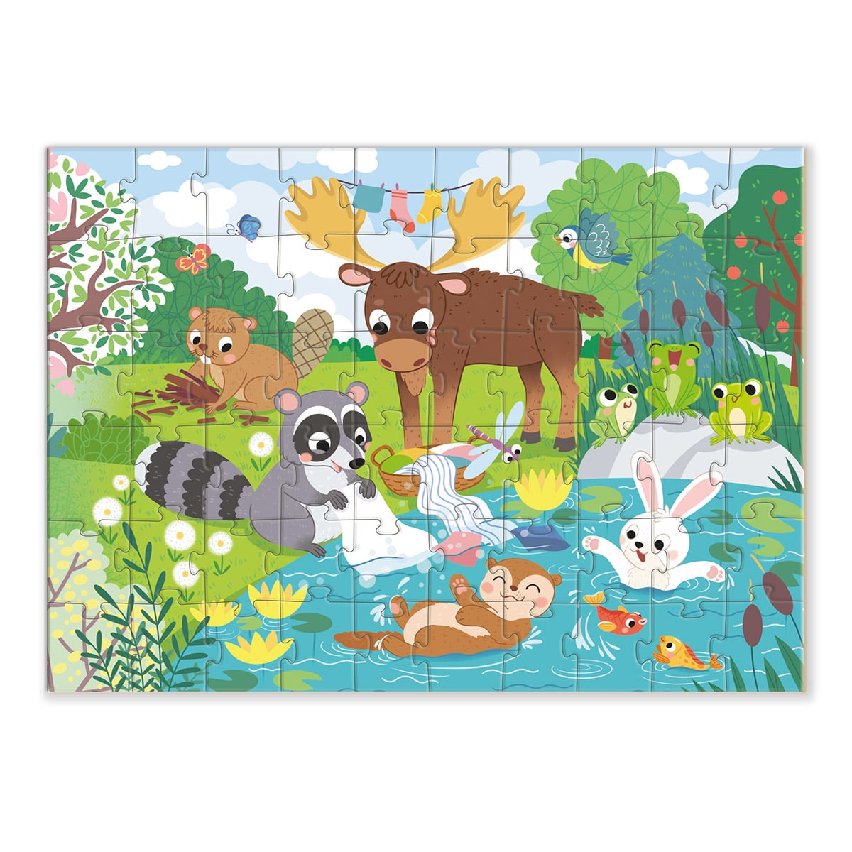 Puzzle 60 piese Zile însorite Dodo Toys - Jucărie Copii - Default Title (1) [ps:c3faa2a2-8263-46b9-b7c2-8806adcf3db8]