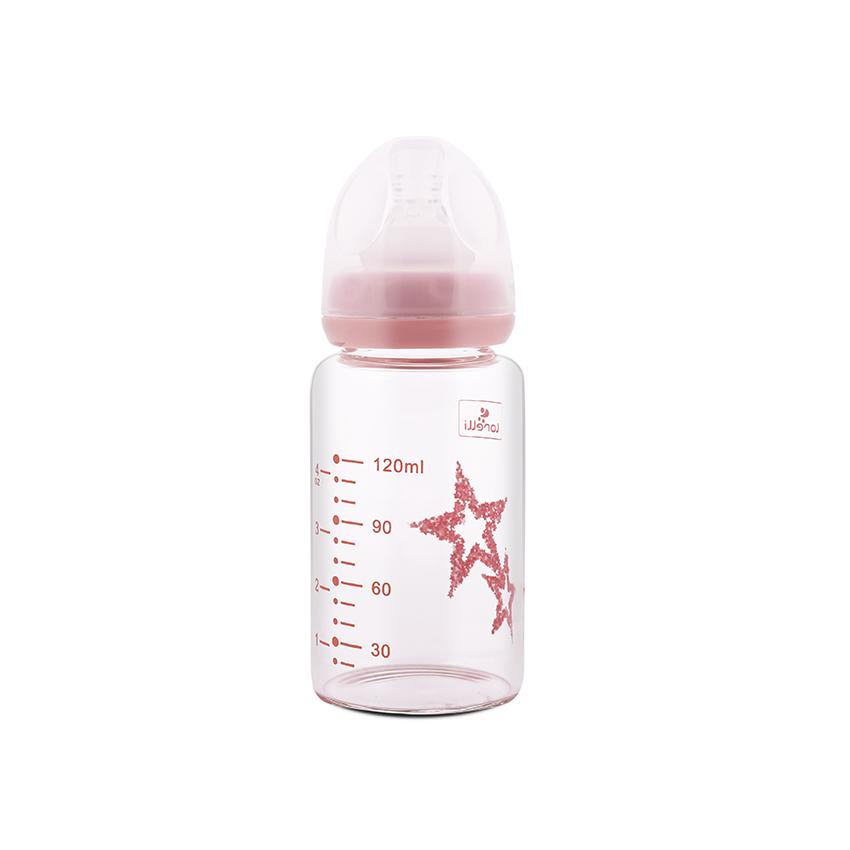 Biberon Sticlă Lorelli Anticolici, 120 ml, Pink - Pink (1) [ps:a678e961-213a-44ef-b272-cc3f8f295c1e]