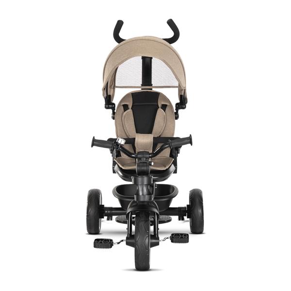 Tricicletă Lorelli Tino, Scaun Rotativ 360°, Pink - Beige (1) [ps:cd673efd-fe5f-42ef-8abc-a9f3e0e7355c]