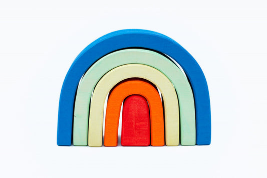Set Handmade, Curcubeu Arcada Mica Albastru Marc toys - Imagine 1 [ps:74757568-0c2a-428b-b990-9f9899905142]