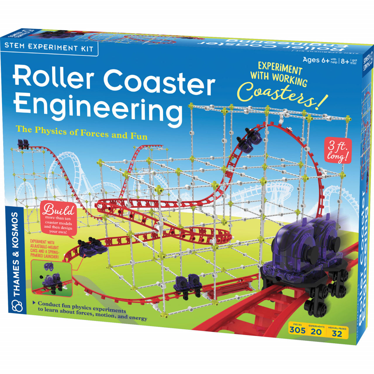 Kit STEM Inginerie pentru roller coaster. Thames & Kosmos - Imagine 1 [ps:d956a3f4-ab94-4e4a-97ed-fc1713721499]