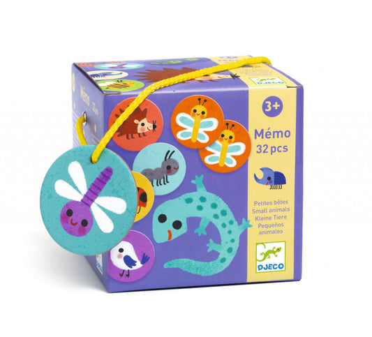 Memo animale mici, Djeco - Imagine 1 [ps:3859e616-8e85-432f-9d6a-df0fa9797959]