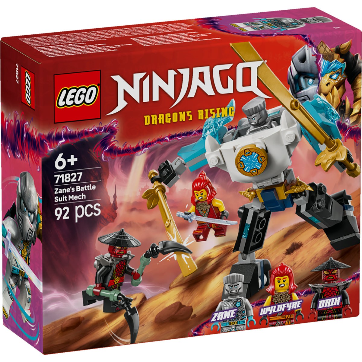 LEGO NINJAGO COSTUMUL ROBOT DE LUPTA AL LUI ZANE 71827 - Imagine 1