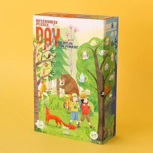 Puzzle reversibil Zi si noapte in padure, Londj Londji - Imagine 1 [ps:9cbd9470-d3fa-48ca-938c-08a2040e513e]