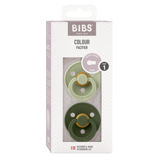 Set 2 Suzete BIBS Colour Latex, Tetină Rotundă, 0 luni - Sage (1) [ps:31cf5a3b-2956-4bf8-9341-139ad14cdb99]