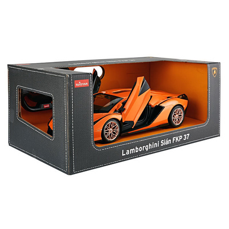 MASINA CU TELECOMANDA LAMBORGHINI SIAN ROSU CU SCARA 1 - Portocaliu (1) [ps:48838acf-d1ca-4d5a-9e4b-491aeac32e45]