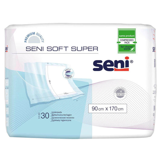 SENI Soft, paturici pentru protectie pat, Super, 30 buc - Imagine 1